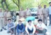 पुलिस ने अवैध मादक पदार्थों की तस्करी करने वाले 4 अभियुक्तों को किया गिरफ्तार: कब्जे से 1 कुंतल 2 किग्रा गांजा बरामद