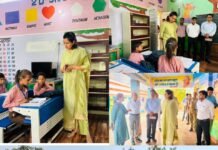 डीएम डॉ. अंकुर लाठर का औचक निरीक्षण, स्कूल में पढ़ाई और मिड-डे मील की हकीकत परखी