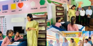 डीएम डॉ. अंकुर लाठर का औचक निरीक्षण, स्कूल में पढ़ाई और मिड-डे मील की हकीकत परखी