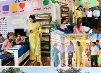 डीएम डॉ. अंकुर लाठर का औचक निरीक्षण, स्कूल में पढ़ाई और मिड-डे मील की हकीकत परखी