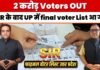उत्तर प्रदेश SIR वोटर लिस्ट का बड़ा खुलासा: BJP में भारी वोट कटौती