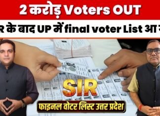 उत्तर प्रदेश SIR वोटर लिस्ट का बड़ा खुलासा: BJP में भारी वोट कटौती