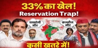 समाप्त हो जायेंगी राहुल,अखिलेश, और मायावती से जुड़ी सीटें! महिला आरक्षण Or Delimitation Trap