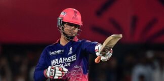 15 वर्षीय वैभव सूर्यवंशी का तूफानी धमाका, 26 गेंद पर 78 रन की विस्फोटक पारी; राजस्थान रॉयल्स ने आरसीबी को 6 विकेट से हराया, लगातार चौथी जीत