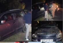 मुरेठी के पास दर्दनाक सड़क हादसा : बिना लाइट के ट्रैक्टर से भिड़ी कार, एक ही परिवार के चार लोग घायल