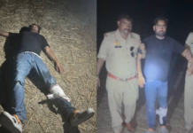 सुल्तानपुर में गोहत्या के आरोपी से पुलिस की मुठभेड़, एक घायल होकर गिरफ्तार