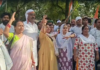 लखनऊ में मंत्री दिनेश प्रताप सिंह के राहुल गांधी पर विवादित बयान के खिलाफ कांग्रेस का उग्र प्रदर्शन