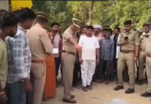 अमेठी में दर्दनाक हादसा : धर्म कांटे पर बैक करते ट्रक ने सो रहे चौकीदार को कुचला, मौके पर मौत