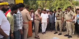 अमेठी में दर्दनाक हादसा : धर्म कांटे पर बैक करते ट्रक ने सो रहे चौकीदार को कुचला, मौके पर मौत