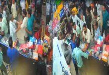 सीतापुर में दबंग ठेकेदार पर गुंडागर्दी का आरोप, CCTV में कैद हुई वारदात