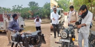 UP: गोण्डा में मॉडिफाई साइलेंसर वाली बुलेट्स पर बड़ी कार्रवाई, 32 वाहनों का चालान, 3 सीज