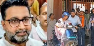 UP: एक ही गाड़ी से पहुंचे 3 मंत्री, विधायक ने की इलेक्ट्रिक स्कूटी की सवारी
