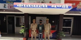 सहारनपुर: गश्त के दौरान मण्डी पुलिस की बड़ी कार्रवाई, अवैध चाकू के साथ शातिर आरोपी गिरफ्तार
