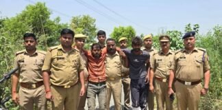 UP: इटावा पुलिस और बदमाशों के बीच मुठभेड़, हिस्ट्रीशीटर समेत दो घायल गिरफ्तार