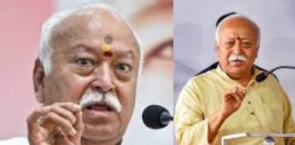 स्वयंसेवकों के साथ शाखा में शामिल हुए RSS प्रमुख मोहन भागवत, लखनऊ में तीन दिवसीय दौरे पर