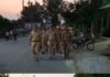 कंपिल थाने को मिला बड़ा पुलिस बल : 38 नए आरक्षियों की तैनाती, सड़कों पर उतरी पुलिस टीम ने किया फ्लैग मार्च