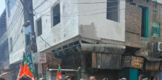 बंगाल,असम और पुडुचेरी में भाजपा की प्रचंड जीत पर चौक बाजार में मनाया गया विजय उत्सव