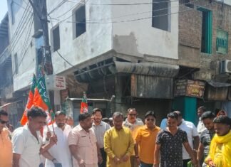 बंगाल,असम और पुडुचेरी में भाजपा की प्रचंड जीत पर चौक बाजार में मनाया गया विजय उत्सव