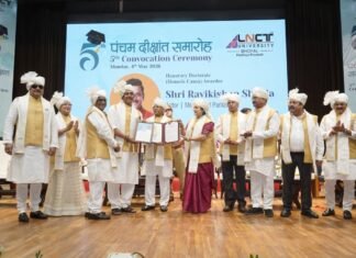 भोपाल में सांसद Ravi Kishan को मानद डॉक्टरेट की उपाधि, पंचम दीक्षांत समारोह में हुए सम्मानित