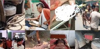 कायमगंज में दर्दनाक हादसा: मोबाइल पर बात कर रहे डंपर चालक ने छात्रा को कुचला, हालत गंभीर; गुस्साई भीड़ ने परिचालक को पीटा, चालक मौके से फरार