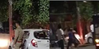 पुलिस चौकी के बाहर खूनी बवाल: ढाबे पर खाने को लेकर शुरू हुआ विवाद, पथराव-लाठीचार्ज में डॉक्टर समेत तीन घायल