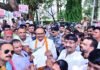 लखनऊ में अखिल भारतीय ग्राम प्रधान संगठन का जोरदार प्रदर्शन, पंचायत चुनाव समय पर कराने की मांग