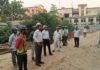नए कलेक्ट्रेट भवन का निर्माण तेज, एडीएम सिटी गजेन्द्र कुमार ने लिया जायजा