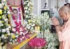 प्रतीक यादव की तेरहवीं में पहुंचे सीएम योगी : अखिलेश समेत पूरा यादव परिवार रहा मौजूद