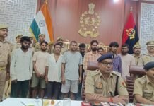 सरकारी स्कूलों व पंचायत भवनों में चोरी करने वाला गैंग पकड़ाया, 9 आरोपी गिरफ्तार