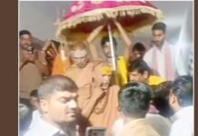 इटावा: तीखे सवालों से बचते नजर आए स्वामी अविमुक्तेश्वरानंद, विवादों पर चुप्पी साधी