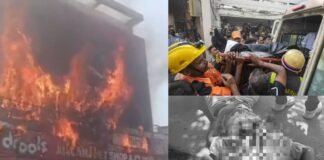 लखनऊ: अलीगंज में लाइब्रेरी सेंटर में लगी भीषण,15 की मौत,कई छात्र बने हादसे का शिकार