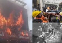 लखनऊ: अलीगंज में लाइब्रेरी सेंटर में लगी भीषण,15 की मौत,कई छात्र बने हादसे का शिकार