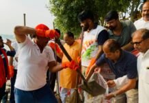 मोदी सरकार के 12 वर्ष पूर्ण होने पर गोरखपुर सांसद रवि किशन ने किया श्रमदान, प्लॉग रन अभियान में लिया भाग