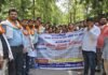 गोंडा में पांच सूत्रीय मांगों को लेकर पंचायत सहायकों का प्रदर्शन, मांगें पूरी न होने पर कार्य बहिष्कार की चेतावनी