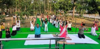अन्तर्राष्ट्रीय योग दिवस 2026 के उपलक्ष्य में दीदउ गोरखपुर विश्वविद्यालय में योगाभ्यास कार्यक्रम आयोजित