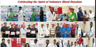 विश्व रक्त दाता दिवस पर AIIMS गोरखपुर में कार्यक्रम, 34 यूनिट रक्त का हुआ स्वैच्छिक दान