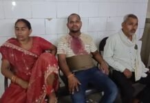 विवाहिता को मायके भेजने के विवाद में ससुरालीजनों पर लाठी-डंडों और धारदार हथियार से हमला करने का आरोप, पुलिस जांच में जुटी