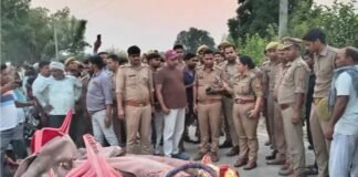 शादी की खुशियां मातम में बदलीं : टेंट का सामान लेकर जा रही ट्रैक्टर-ट्रॉली पलटी, 9 युवक घायल