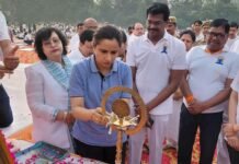 राज्यमंत्री प्रतिभा शुक्ला, कमिश्नर विजयेंद्र पांडियन, सांसद मुकेश राजपूत समेत जनप्रतिनिधियों व अधिकारियों ने दिया स्वस्थ जीवन का संदेश