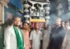 मोहर्रम की चौथी तारीख पर अकीदत का सैलाब, खानसामा कमेटी का अलम जुलूस शान-ओ-शौकत से निकला