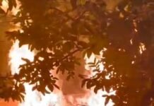 उत्तर प्रदेश : शादी में गया था परिवार, पीछे जल उठा आशियाना ; भीषण आग में गरीब परिवार की पूरी गृहस्थी राख