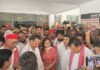 UP: महंगाई, बिजली दरों और बिगड़ी कानून व्यवस्था के खिलाफ सपा का प्रदर्शन, सौंपा ज्ञापन