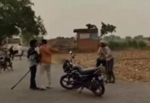 चंदौली में आपसी विवाद में युवक ने लहराया असलहा, वीडियो वायरल होने पर हरकत में आई पुलिस