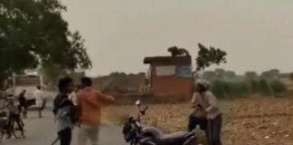 चंदौली में आपसी विवाद में युवक ने लहराया असलहा, वीडियो वायरल होने पर हरकत में आई पुलिस