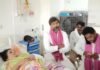 चंदौली: सपा नेत्री गार्गी पटेल से मिलने पहुंचे राष्ट्रीय प्रवक्ता, भाजपा पर साधा निशाना