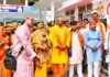 खलीलाबाद में पिपलेश्वर महादेव की प्राण प्रतिष्ठा को निकली कलश यात्रा,सरयू से लाए गए पवित्र जल से होगा अनुष्ठान