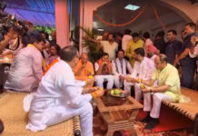 लखनऊ : डिप्टी सीएम बृजेश पाठक के आवास पर BJP की अहम बैठक, नितिन नवीन संग लंच और आम पार्टी