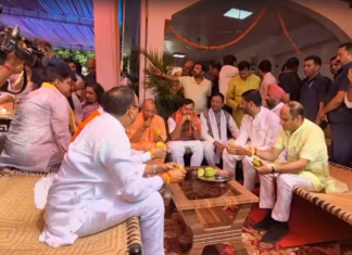 लखनऊ : डिप्टी सीएम बृजेश पाठक के आवास पर BJP की अहम बैठक, नितिन नवीन संग लंच और आम पार्टी