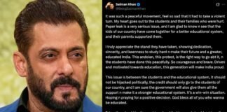 ‘पेपर लीक युवाओं के भविष्य से खिलवाड़…’, छात्रों के समर्थन में आए सलमान खान, पोस्ट वायरल