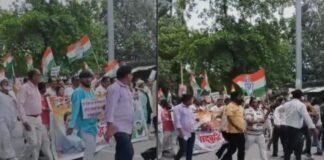 ‘राम मंदिर चंदा मुद्दे पर सियासत तेज…’, अमेठी में कांग्रेस का प्रदर्शन, निकाली ‘सद्बुद्धि पदयात्रा’